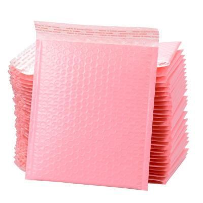 China Shipping Type Express Mailing Tote Bag Pink Metal Bubble Envelope Bag for sale