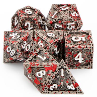 China Dnd Dice Solid Polyhedral Dice Dice For RPG Game Solid Custom Metal Dice Set D20 d&d 20 Sided For Dungeons And Dragons RPG Dice for sale