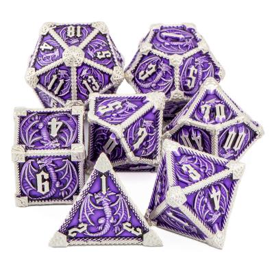 China Metal Dnd die cut polyhedral dnd wholesale die cut metal Dnd die set dies for dungeons and dragons RPG for sale