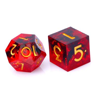 China High Quality Cheap Game Price Table RPG Dies Set Beautiful Color Resin dnd Dies for sale