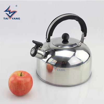 China Sustainable 2L~6L Stainless Steel Tea Water Whistling Kettle With Bakelite Handle for sale