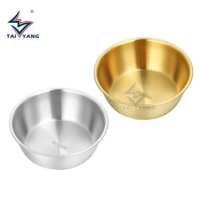 China Sustainable Korean 304 Stainless Steel Multifunctional Bowl Rice Wine Bowl Sauce Bowl for sale