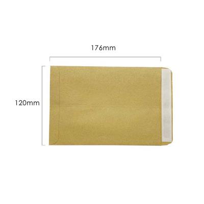 China Business Envelope Coin Small Envelope Self Adhesive Kraft Paper Money Envelopes for sale