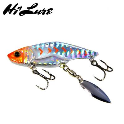 China Metal 12g 16g VIB Fishing PESCA Lipless Building Lure Vibration Artificial Bait Metal Blade Crankbait HXV07 for sale