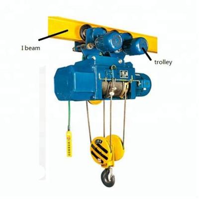 China Building Material Shops Hot Sale Factory Price CD Type Electric Wire Rope Hoist for sale