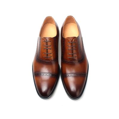 China Best Quality Round Men's Stylish Formal Formal Leather Shoes New for sale