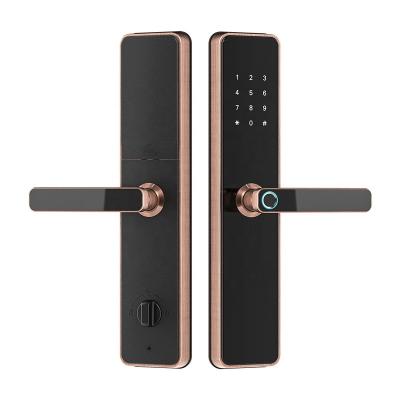 China Best Price Anti-peep Door Digital Door Digital App Control Smart Cerradura Smart Electronic Keyless Mobile Wifi Door Smart Code Location for sale