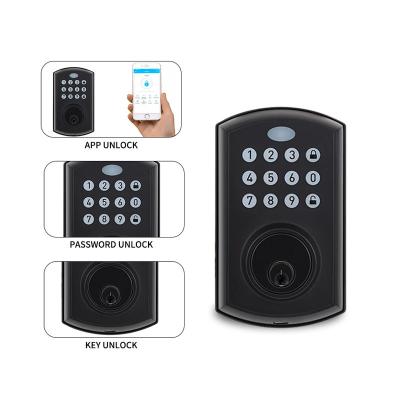 China TTLock USA Anti-peep Code Factory Offer Deadbolt Digital Code Room Door Lock Zinc Alloy Cheap Keyless Digital Lock Door for sale