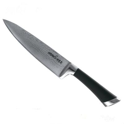 China Viable Hot Sale 8 Inch Japanese Kitchen Chef Knife Vg10 Damascus Steel Slicing Knife for sale