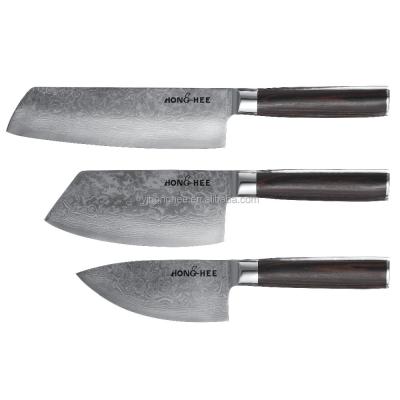 China Viable Japanese Style VG10 67 Layers Nikiri Deba Damascus Steel Knife for sale