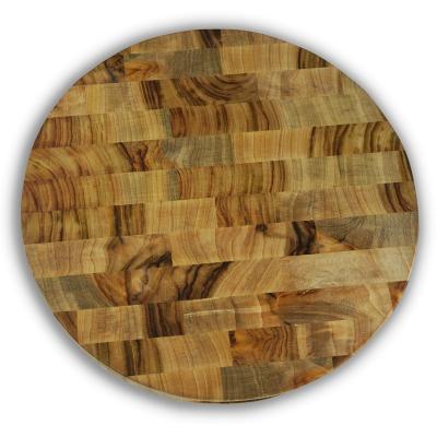 China Viable large and thick chopper kitchen log end grain cutting board cutting plates for sale