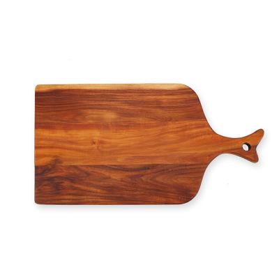 China Viable Olive Wood Hole Handle Wooden Cutting Board Pallet Board Hanging Cutting Board for sale