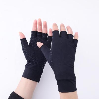 China Custom Made High Quality Waterproof Half Finger Bike Hand Gloves Bike Riding Gloves for sale