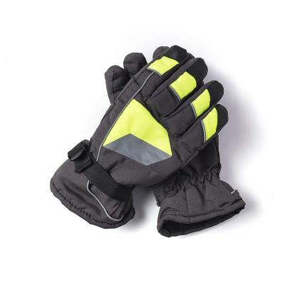 China Custom Made Cheap High Quality Windstopper Ski Snowboarding Man Waterproof Non-slip Winter Warm Glove Waterpoof for sale