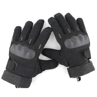 China Army Martial Arts Studios Supply Outdoor Sports Gym Military Training Hard Knuckle Breathable Military Rubber Maintain Order Tactical Gloves for sale