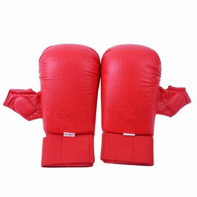 China High Quality Custom Waterproof LOGO Martial Arts Training Protect PU Karate Equipment Gloves for sale