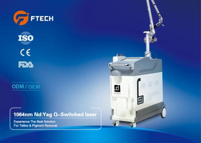 China Medical Grade Q Switched ND YAG Laser Machine For Speckles Treatment Pain Free for sale