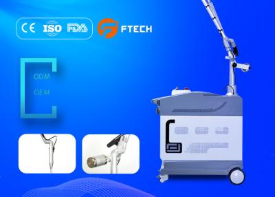 China Uso comutado Q do salão de beleza da máquina do laser do ND YAG da remoção do ponto da idade nenhum efeito secundário à venda