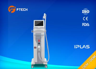 China Vertical  High Frequency Permanent Laser Hair Removal Machine Max 2000W Power for sale