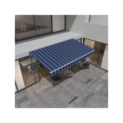 China Non-Illegal Construction Outdoor Aluminum Tents Rainproof And Full Automatic Sunscreen Garden Opening Awnings for sale