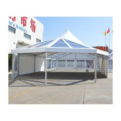 China As long as there is a large outdoor open space theme activity polygon transparent aluminum tent for events party on sale for sale