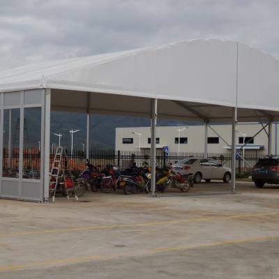 China Outdoor Aluminum Meeting Tent Party Tent Auto Show Frame Factory Supply Large Weddings Arcum Tent for sale