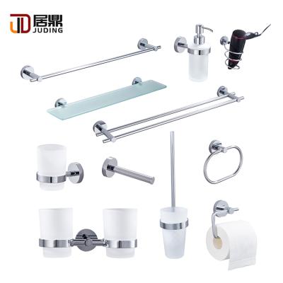 China Sustainable Popular Selling Cheap Zinc Alloy Chrome Bathroom Accessories Sets Eco - Friendly for sale