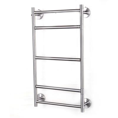 China Strong Bathroom Easy Assemble Wall Mount Stainless Steel Bar Ladder Towel Rack for sale