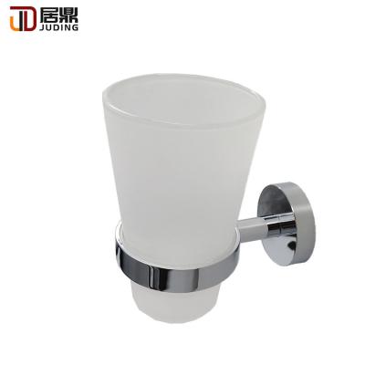 China Durable Hotel Style Wall Mount Bathroom Cup Holder Tumbler Toothbrush Holder for sale