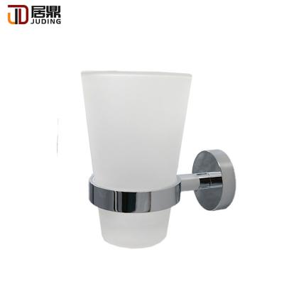 China Durable Wholesale Bathroom Wall Mounted Round Single Cup Holder for sale