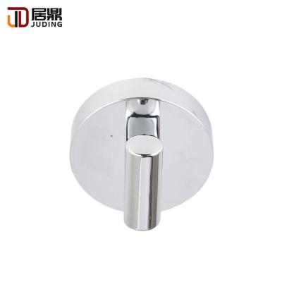 China Customized Sustainable Modern Zinc-Alloy Wall Mounted Bathroom Towel Hook Single Hook for sale