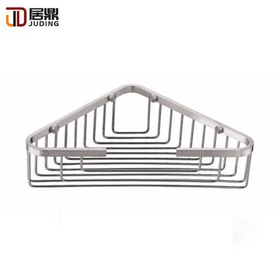 China Best Price Durable 304 Stainless Steel Shower Organizer Storage Shelves Bathroom Triangle Shelf Basket Corner Shower Shelf for sale