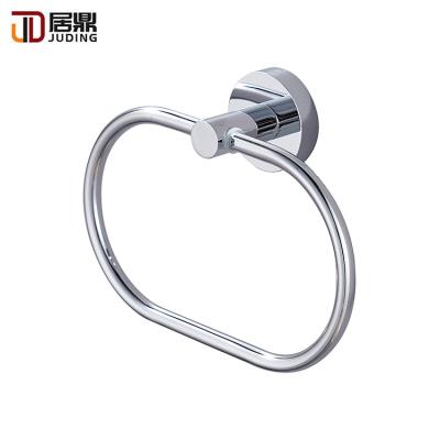 China Durable New Design Sanitary Ware Chrome Finish Hand Towel Ring for sale