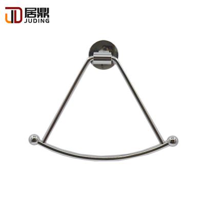 China Durable Modern Bathroom Hardware Set Wall Mounted Chrome Brass Towel Ring for sale