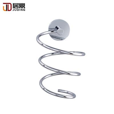 China Sustainable Household High Quality Bathroom Chrome Wall Mounted Hair Dryer Holder for sale