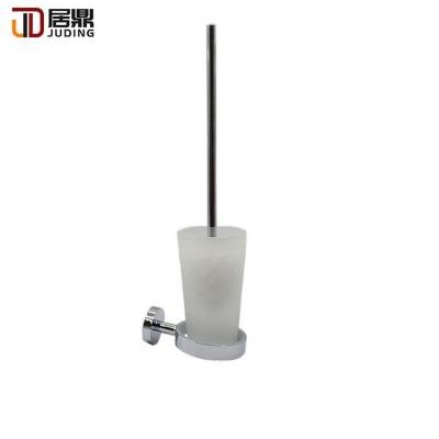 China Durable Various Styles Bathroom Accessories Chrome Finished Toilet Brush Holder Set Toliet Brush for sale