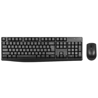 China New OEM Ultra Thin 2.4g Full Size Ergonomic Smart Computer Portable Desktop USB Wireless Keyboard and Mouse Combo for sale