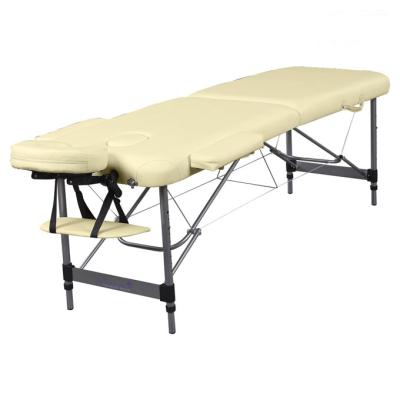 China Portable Massage Table Massage Table With Cheap Price And Aluminum Leg Use For Beauty Spa for sale