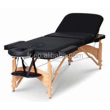 China Portable Body SPA Folding Bed Massage Table Round Corner CloudySoft Sponge System for sale