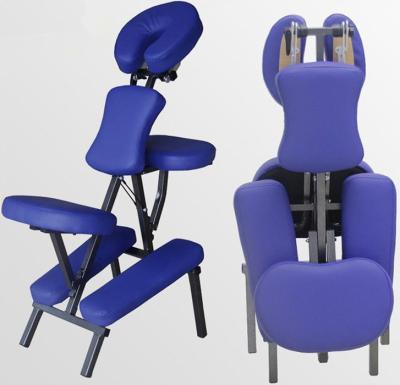 China Foldable Portable Metal Massage Chair With Carry Bag for sale