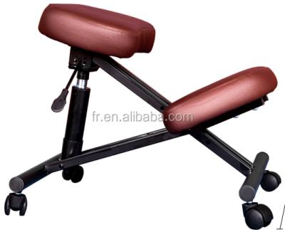 China Portable Steel Bar Chair Kneeling Chair With Wheels for sale