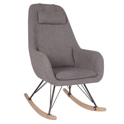 China Leisure Chair Leisure Lounge Fabric Accent Chair with Rocking Function for sale