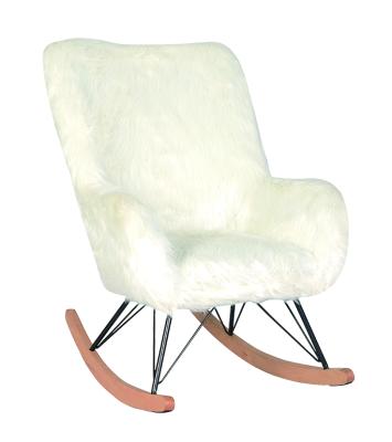 China Soft Fabric Rocking Rocking Chair, Lounge Lounger Armchair for sale