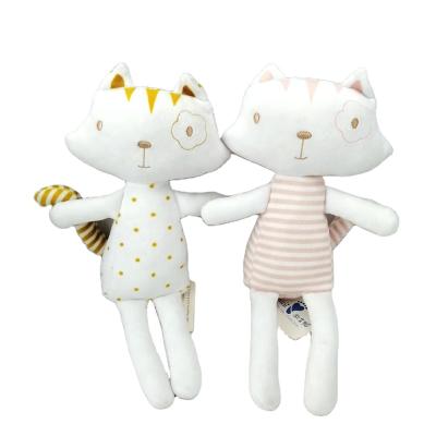 China Azo Free Custom Cat Stuffed Animal Toy Gifts Kids Playing Lovely Plush Cat Toy for sale