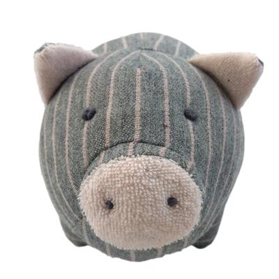 China Azo Free Plush Toy Cute Stuffed Pig Plush Toy Animal Lovely Children Gifts OEM ODM Stripe Stuffed Pig Toy for sale