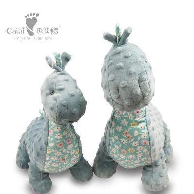 China 2021 New Product OAINI Cute Plush Doll Kids Favorite Green Dinosaur Plush Toy 36cm Custom Made Soft Toy Dinosaur Infant Sleeping Toys for sale