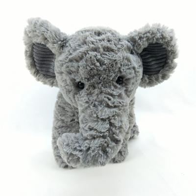 China Factory Azo Free Sale Customized Elephant OEM ODM Stuffed Animals Toy High Quality Soft Standing Cheap Stuffed Elephant Toys for sale