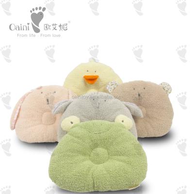 China 100% Factory OEM ODM Sleep Massage Cotton Pillow Baby Animal Breathable Soft Bear Pillow Infant Baby Pillow for sale