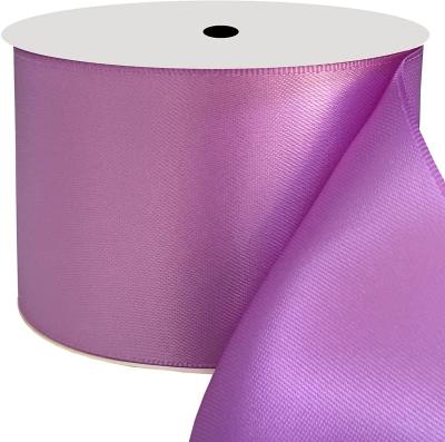 China PANO Viable Wholesale Popular High Quality Custom Silk Solid Color Double Face Satin Ribbon Roll 2 Inch for sale