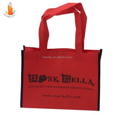 China Recyclable Custom Cheap Eco Picture Printed Non Woven Gift Shopping Bag for sale